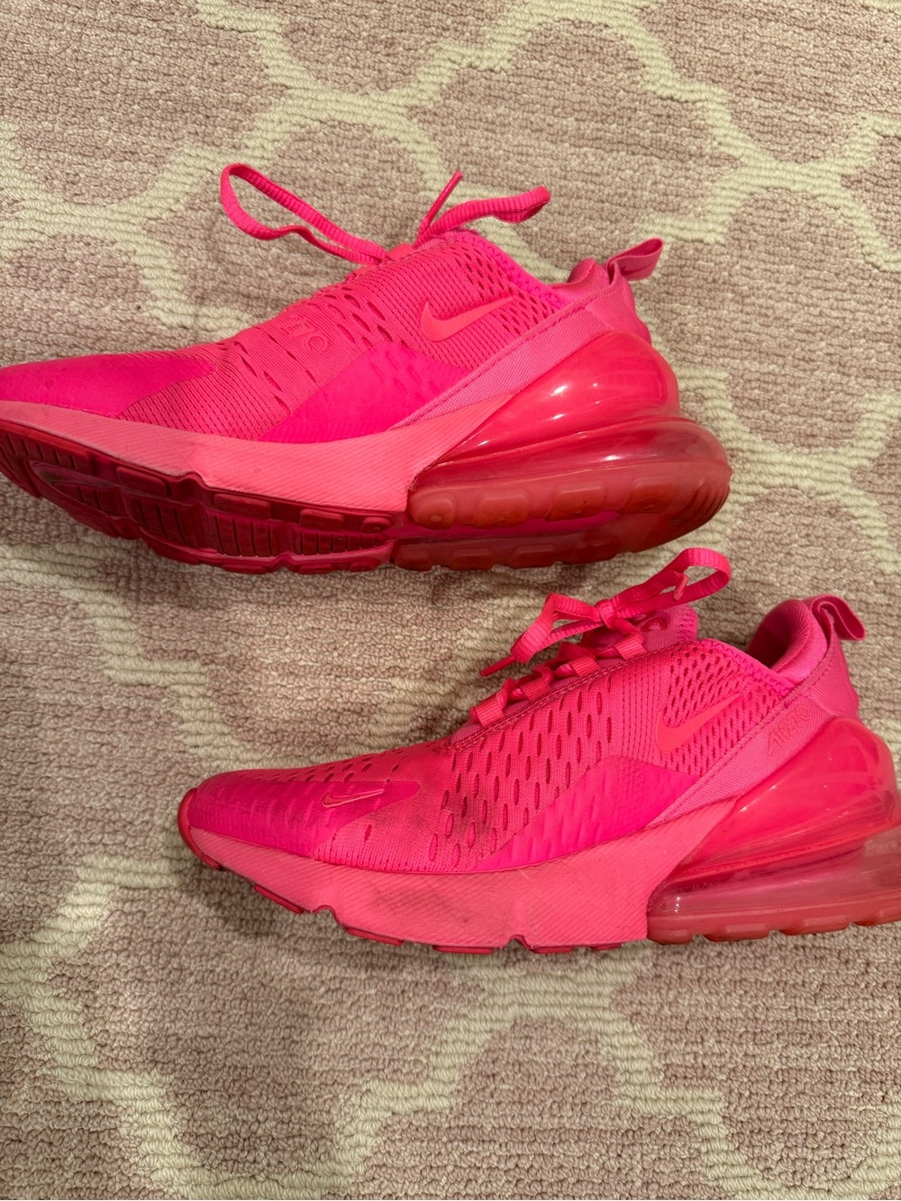 Nike Women’s Air Max 270 Hot Pink Athletic Sneakers